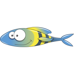 Autocollant Poisson 1