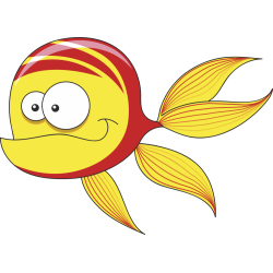Autocollant Poisson 2