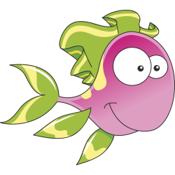 Autocollant Poisson 4