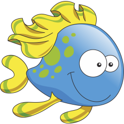 Autocollant Poisson 5