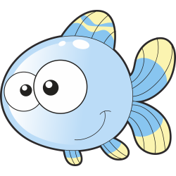 Autocollant Poisson 7