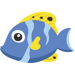 Autocollant Poisson 9