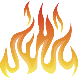 Autocollant Flamme 2 1