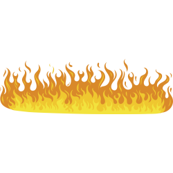 Autocollant Flamme 4 1