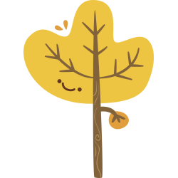 Autocollant Arbre Rigolo Enfant 1