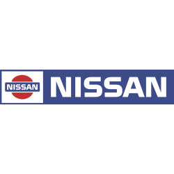 Autocollant Nissan Logo Rectangle