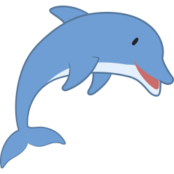Autocollant Dauphin Enfant
