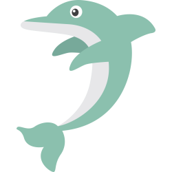 Autocollant Dauphin Enfant 2