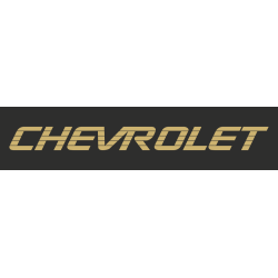 Autocollant Chevrolet Rectangle