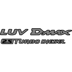 Autocollant Chevrolet Luv Dmax