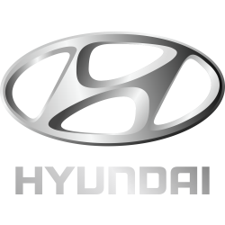 Autocollant Hyundai Logo Gris