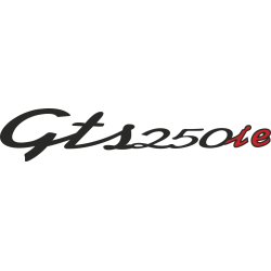 Autocollant Vespa Gts250ie