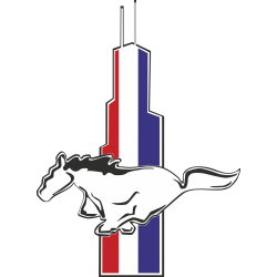 Autocollant Mustang Logo