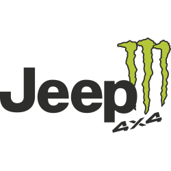 Autocollant Jeep 4x4 Monster