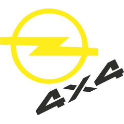 Autocollant Opel 4x4