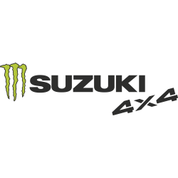 Autocollant Suzuki Monster