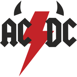 Autocollants Acdc Devil