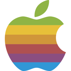 Autocollants Apple Couleurs