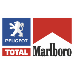 Autocollants Marlboro Total