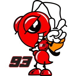 Autocollants Marc Marquez Logo