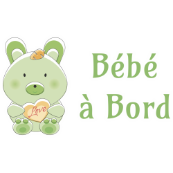 Autocollant Bébé à Bord Ourson