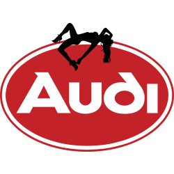 Autocollant Sexy Logo Audi