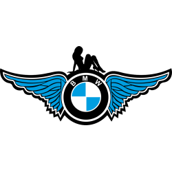 Autocollant Sexy Logo Bmw