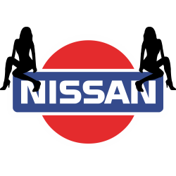 Autocollant Sexy Logo Nissan