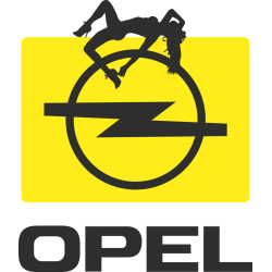 Autocollant Sexy Logo Opel