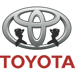 Autocollant Sexy Logo Toyota
