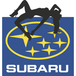 Autocollant Sexy Logo Subaru