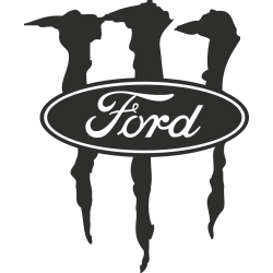 Autocollant Monster Ford