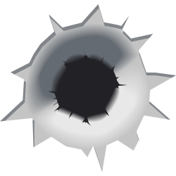 Autocollant Bullet Holes