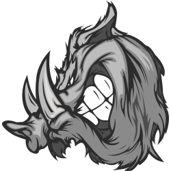 Autocollant Sanglier Méchant