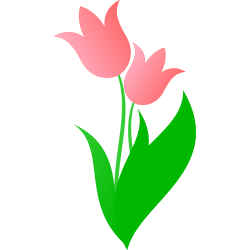 Autocollant Fleur Tulipe