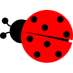 Autocollant Coccinelle 1