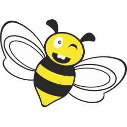 Autocollant Abeille 3