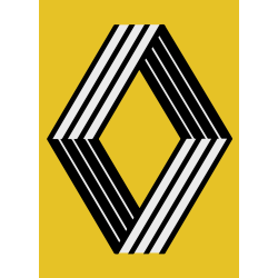 Autocollant Renault 1972