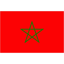 Autocollant Drapeau Maroc