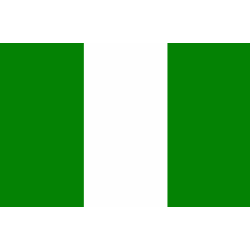 Autocollant Drapeau Nigeria