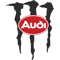 Autocollant Audi Monster