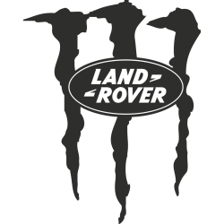 Autocollant Land Rover Monster