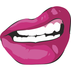 Autocollant Bouche Pop Fashion 3