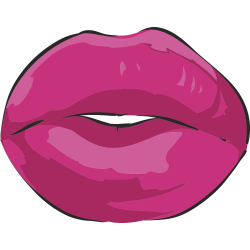 Autocollant Bouche Pop Fashion 8