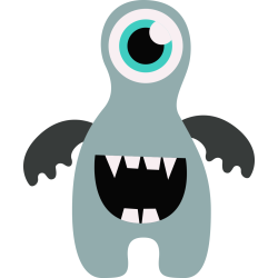 Autocollant Monstre Enfant 8