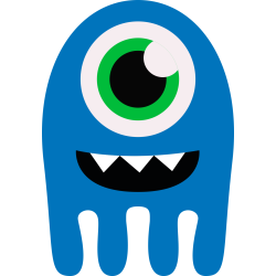 Autocollant Monstre Enfant 12