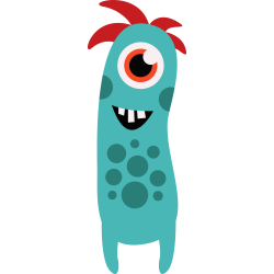 Autocollant Monstre Enfant 15