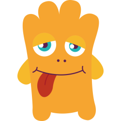 Autocollant Monstre Enfant 16