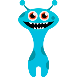 Autocollant Monstre Enfant 18