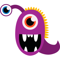 Autocollant Monstre Enfant 19